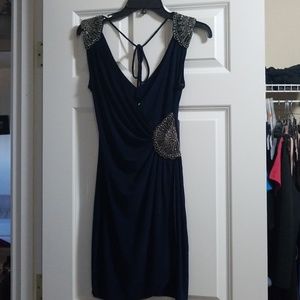 Blue Detailed Dress